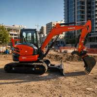 Zuverlässiger Gebrauchter KX057-4 Mini-Bagger 5,7 Tonnen Kompakter Raupenbagger für Landwirtschaft und Bau zum Großhandelspreis