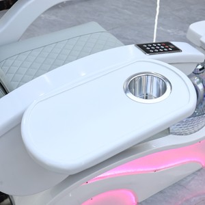 Fauteuil de pédicure électrique inclinable avec système de jets d'hydrothérapie pour salon, spa des ongles, soins des pieds et massage - Product Image 6