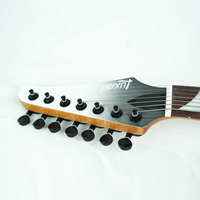 Guitare électrique professionnelle Surpass Music à 7 cordes pour le metal moderne avec micros HH