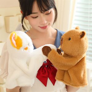 Serie creativa de animales, juguetes de peluche de boxeo, marioneta de mano interactiva Súper suave, muñeco de gato y perro, regalos de <span class=keywords><strong>cumpleaños</strong></span> para niños de dibujos animados - Product Image 3