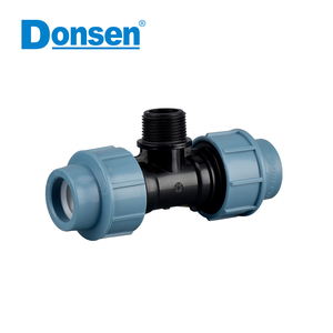 2024 nóng bán <span class=keywords><strong>TEE</strong></span> PP với ren famale cấ<span class=keywords><strong>t</strong></span> cánh nén phù hợp PN16 - Product Image 2