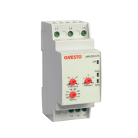 Relais de surveillance de tension de phase ONESTO, relais de contrôle de phase triphasé 380V 400V 440V 480V 575V