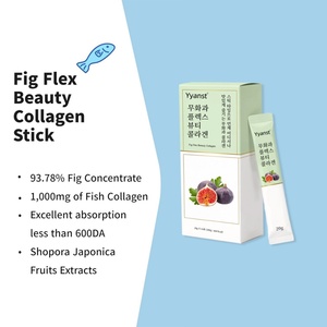 Bâtonnets de gelée de collagène OEM Fig Flex Beauty 20g, faible en calories, complément alimentaire pour le soutien de la peau - Product Image 2