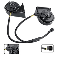 Câble de klaxon automobile 12V en cuivre nu isolé PBT avec connecteur TE et tube thermorétractable, modèle Hooha Harness 420mm, assemblage personnalisé