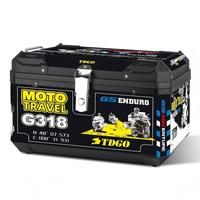 Boîte de rangement arrière pour moto 80L, étanche, pour vélo électrique, robuste, antichoc, bagages de livraison, ajustement universel