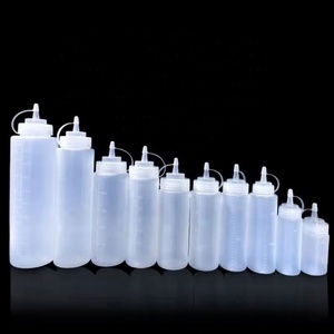 Custom 120ml 240ml 360ml 500ml 680ml 1000ml Food Grade PE Plastic Hot Sauce <b>Squeeze</b> <b>Bottle</b> - Product Image 5