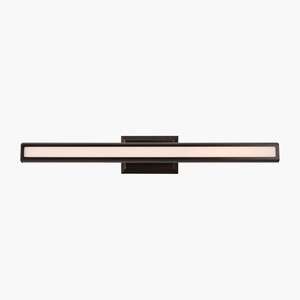 Applique murale LED moderne en aluminium et acrylique, luminaire pour miroir de salle de bain, style linéaire, pour chambre, salon, hôtel, décoration intérieure - Product Image 3