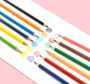 12pcs <span class=keywords><strong>mignon</strong></span> <span class=keywords><strong>dessin</strong></span> enfants crayons de couleur tant de chats Lapices De couleur pour enfants crayons standard - Product Image 2