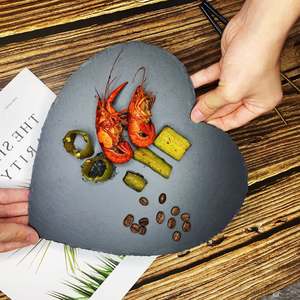 Plateau à fromage en <span class=keywords><strong>ardoise</strong></span> japonaise et coréenne bon marché, <span class=keywords><strong>assiette</strong></span> à Steak pour <span class=keywords><strong>Dessert</strong></span> et fruits - Product Image 2