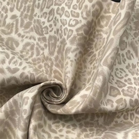 Cuir synthétique PU effet léopard nacré de 0,9 mm d'épaisseur pour canapé, siège de voiture, coussin, chaussures, tissu