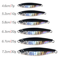 Long Shore Horse Brand Plomb Fish Trois Générations 7g-30g Appât d'eau douce avec crochet d'assistance