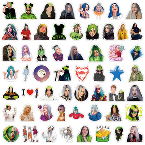 55PCS USA Girl Singer Music Album Qu'est-ce que j'ai fait pour Billie Eilish Sticker - Product Image 2