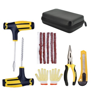 Bike Tire Repair Kit – Emergency Puncture Plug Tools for Tyre, Includes Tire Strips, Glue, Stirring Tool – <b>Quick</b> Patch for Road, - Product Image 6