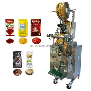Automatic Honey Liquid Sachet Filling Packaging Machine Shaped Bag Stick Sauce Packing Machine VFFS Forming Oil Packing Machines