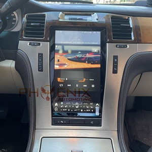 PA nouveau 13.6 "Android 12.0 écran Vertical voiture stéréo Gps Navigation <span class=keywords><strong>lecteur</strong></span> <span class=keywords><strong>DVD</strong></span> pour Cadillac Escalade 2007 - 2014 tesla Radio - Product Image 5