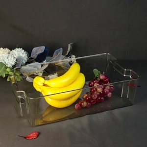 46031Wholesale Fridge Drawer Organizer Pull Out Plastic Fridge Bins Refrigerator Organizer