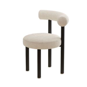Chaise de manucure moderne de luxe en métal Simple <span class=keywords><strong>Internet</strong></span> Celebrity Style Ins Tabouret de dressing en <span class=keywords><strong>tissu</strong></span> Léger Chaise de salle à manger de luxe pour - Product Image 6