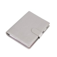 Luxus Business Monatlich gefütterter Kalender Planer Hardcover Notebook PU Leder Lose blatt 6 Ring Binder Benutzer definiertes Notizbuch