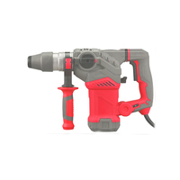 Marteau perforateur électrique, capacité de perçage du béton, marteau de démolition robuste, kit d'outils électriques avec boîte de transport en plastique