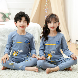 Set di Biancheria Intima Termica Autunnale per Bambini in Puro Cotone con Stampa Animalier per Ragazzi e Ragazze - Product Image 3