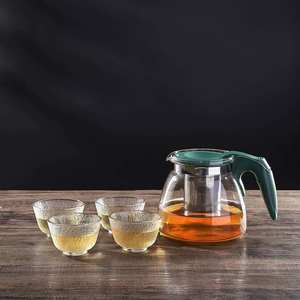 Juego <span class=keywords><strong>de</strong></span> 5 piezas <span class=keywords><strong>de</strong></span> tazas <span class=keywords><strong>de</strong></span> té transparentes clásicas y duraderas <span class=keywords><strong>de</strong></span> alta calidad - Product Image 1