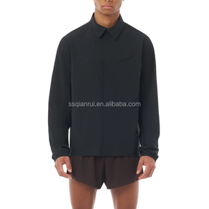 Camicia da Corsa per Uomo con Protezione UV, Asciugatura Rapida, Cuciture Piatte e Bottoni a Scatto OEM - Product Image 5