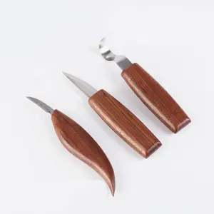 3pcs gancio coltello per il cucchiaio di legno intaglio a mano del mestiere di legno cucchiaio di legno set di strumenti di intaglio