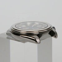 Nouvelle montre SKX007 en acier inoxydable 316L avec lunette plate fine fixe et verre saphir plat