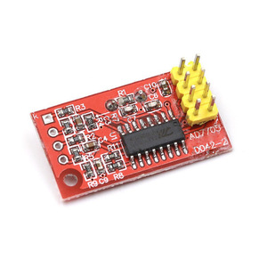Module ADC double canal 16 bits Ad7705, interface SPI, gain d'entrée programmable, acquisition de données - Product Image 2