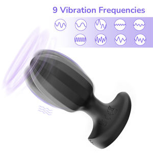 Bestseller Usb-Powered 2in1 Anale Vibrator En Anale Plug Op Afstand Bestuurbare Prostaat <span class=keywords><strong>Massager</strong></span> Voor Mannen En Vrouwen - Product Image 2