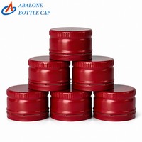 Bouchon de bouteille ROPP 28 mm en aluminium, fermeture inviolable pour vin et spiritueux