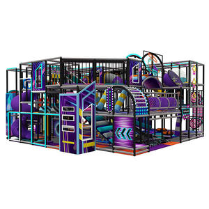 อุปกรณ์สนามเด็กเล่นในร่มแบบกำหนดเองสำหรับเด็ก พร้อมแผงอินเทอร์แอคทีฟ ชุดสนามเด็กเล่นในร่มพร้อมไฟ LED - Product Image 3