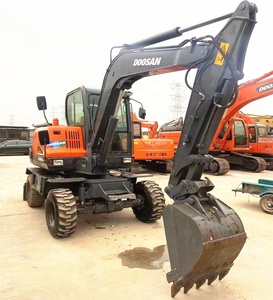 Excavadora de ruedas <span class=keywords><strong>Doosan</strong></span> DX 60 usada original en buen estado excavadora <span class=keywords><strong>Doosan</strong></span> de 6 toneladas miniexcavadora - Product Image 5