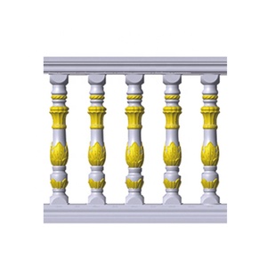 Vendite professionali di plastica prefabbricate ringhiere in calcestruzzo stampo <span class=keywords><strong>balcone</strong></span> guardrail, ringhiere da giardino - Product Image 5