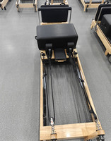 Appareil de fitness pliable pour la maison, machine commerciale en bois d'érable, Reformer Pilates pliable