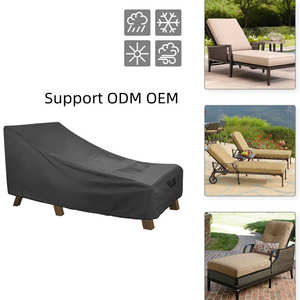 Oem extérieur résistant à la pluie et à la poussière fabricants Direct extérieur <span class=keywords><strong>jardin</strong></span> imperméable Chaise Longue <span class=keywords><strong>housse</strong></span> de meubles - Product Image 6