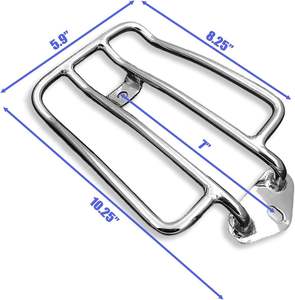 Porte-bagages à siège Solo chromé de haute qualité compatible avec <span class=keywords><strong>Harley</strong></span> <span class=keywords><strong>Sportster</strong></span> XL 883 1200 2004 + - Product Image 5