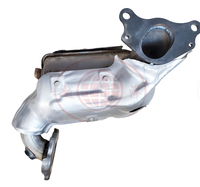 Convertisseur catalytique automobile à haut débit et bas prix, Euro IV, Euro V, Euro VI, 400 CPSI, pour Nissan Qashqai 208A07923R, fourni par l'usine