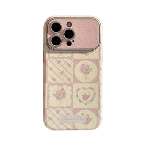 เคสโทรศัพท์มือถือลายสก็อตดอกไม้สีเงินหนังเทียมพิมพ์ลายสำหรับ 15/17promax/11/14/Fresh/12 ป้องกันการกระแทก - Product Image 6