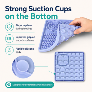 Alas Silikon Anti Selip YMS Wholesale untuk Kucing dan Anjing, Tempat Makan Hewan Peliharaan dengan Suction Cup, Mangkuk & Tempat Makan Hewan Peliharaan - Product Image 3