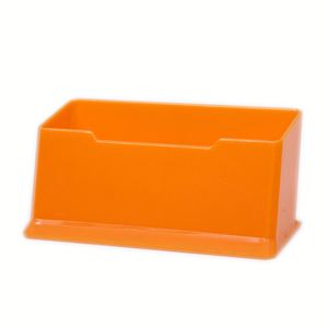 Custom Logo Printed Transparent Desktop <b>Business</b> <b>Card</b> <b>Holder</b> Plastic Name <b>Card</b> Stand Countertop Display Stand 4.5x4.5x10.5cm - Product Image 4