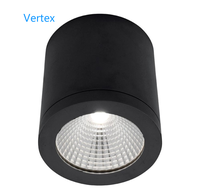 Downlights Vertex à lumière blanche réglable 10W, downlight de surface IP65 COB, downlights encastrés en surface, downlights LED d'intérieur