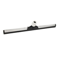 Outil de nettoyage de sol Goodman JA3134 avec poignée en acier inoxydable et tête de raclette en caoutchouc écologique pour surfaces lisses et texturées