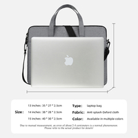Vente en gros de porte-documents de bureau avec logo personnalisé Sac pour ordinateur portable de grande capacité Sac à main d'affaires en tissu Oxford