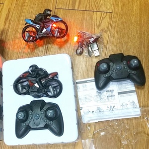 KK Venta caliente <span class=keywords><strong>2</strong></span>-en-1 nuevo Motor Drone modo dual (tierra y aire) Flying RC motocicleta perfecto regalo de Navidad Drone - Product Image 4