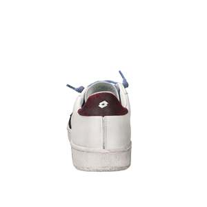 Baskets Lotto Leggenda pour homme, blanc bordeaux, talon de 3 cm, tailles 40 41 42 43 44 45 46 - Product Image 3