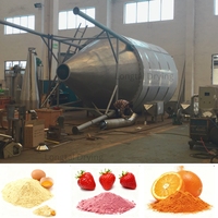 Automatische RVS LPG Spuitdroogmachine 500 kg/u Grote Capaciteit PLC Besturing voor Fruit Sap Poeder Verwerkingslijn