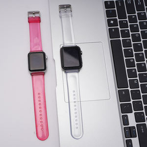 <span class=keywords><strong>Correa</strong></span> de Reloj Inteligente Transparente de PVC <span class=keywords><strong>para</strong></span> <span class=keywords><strong>Apple</strong></span> <span class=keywords><strong>Watch</strong></span> IWatch Series <span class=keywords><strong>8</strong></span>/7/6/5/4/3/2/1 - Product Image 4