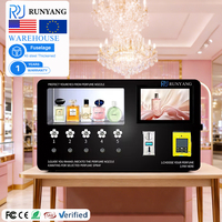 Máquina Expendedora de Perfume Inteligente, Automática, de Pared, con Pantalla Táctil, Pequeña y Mini, con Fragancia Personalizada RUNYANG
