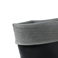 Bottes de travail, bottes de sécurité pour la construction, SAFETYBOY YL-1838, embout en acier, antidérapantes, PVC, unisexes, mi-hautes, toutes saisons, chaussures imperméables pour l'extérieur